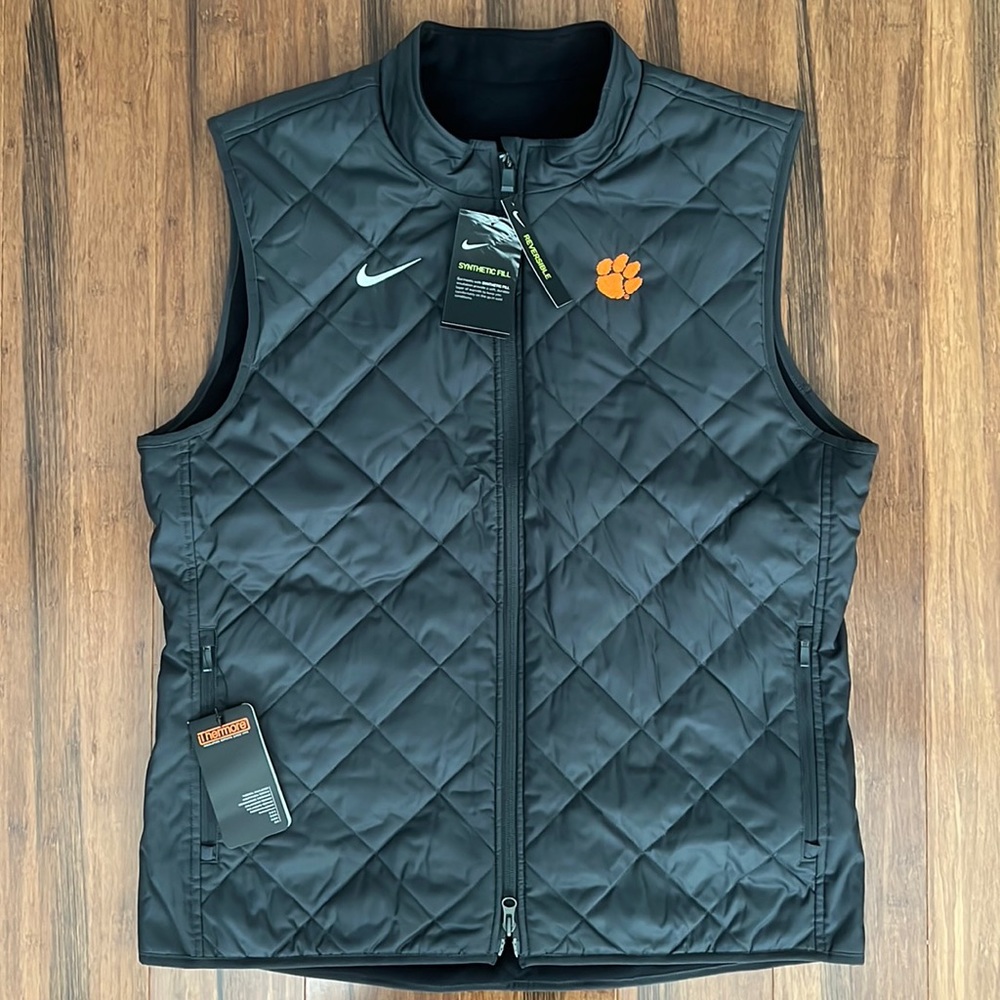 Men’s Nike Clemson Tigers Sideline Team Reversible Vest - Like New!